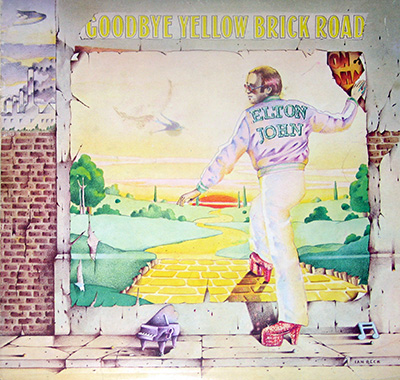 ELTON JOHN - Goodbye Yellow Brick Road album front cover vinyl record